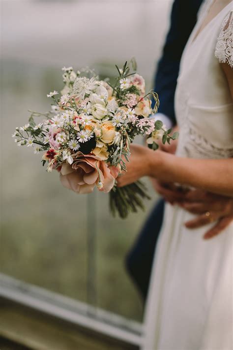 Loose Light And Lush Wildflower Wedding Bouquets