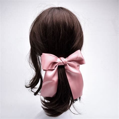 buy women ribbon bow hair clip summer sweet headwear bowknot hairpins girls