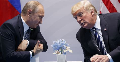 one day after signing sanctions bill trump blames congress for bad relations with russia