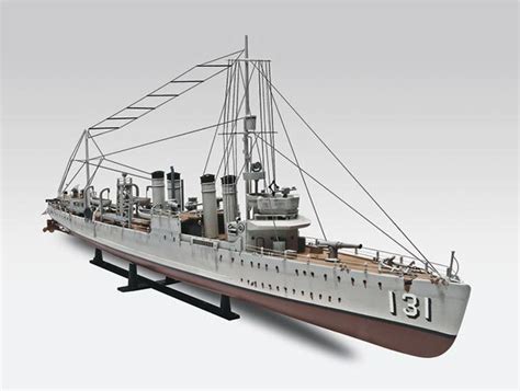 Revell British Hms Campbeltown Stack Destroyer Ship Model Kit