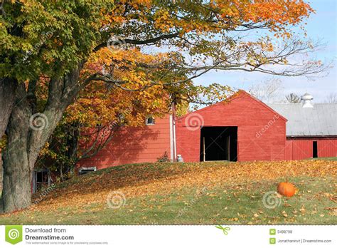 Vermont Farm In The Fall Royalty Free Stock Photos Image