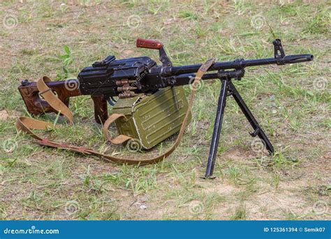 Automatic Machine Gun Of The Soviet Russian Army Engineer Kalashnikov