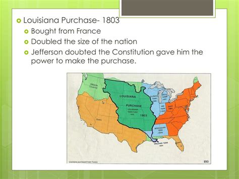 Ppt Louisiana Purchase 1803 Bought From France Doubled The Size Of