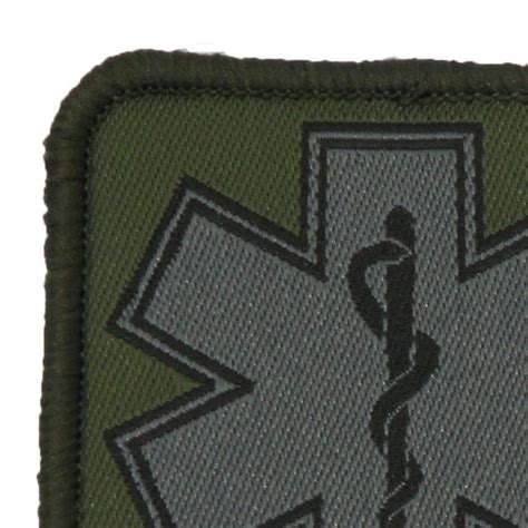 0283 Medic Subdued Green Patch By Tac Up Gear Patches Medical Stars