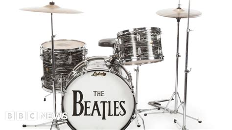 Ringo Starr S Drum Kit Sells For M Bbc News