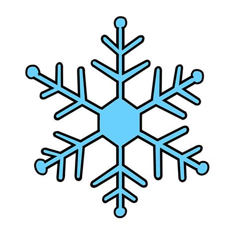 How To Draw A Snowflake Really Easy Drawing Tutorial Snowflakes