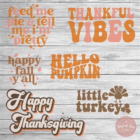 Retro Thanksgiving Svg Feed Me Pie Svg Funny Fall Svg Inspire