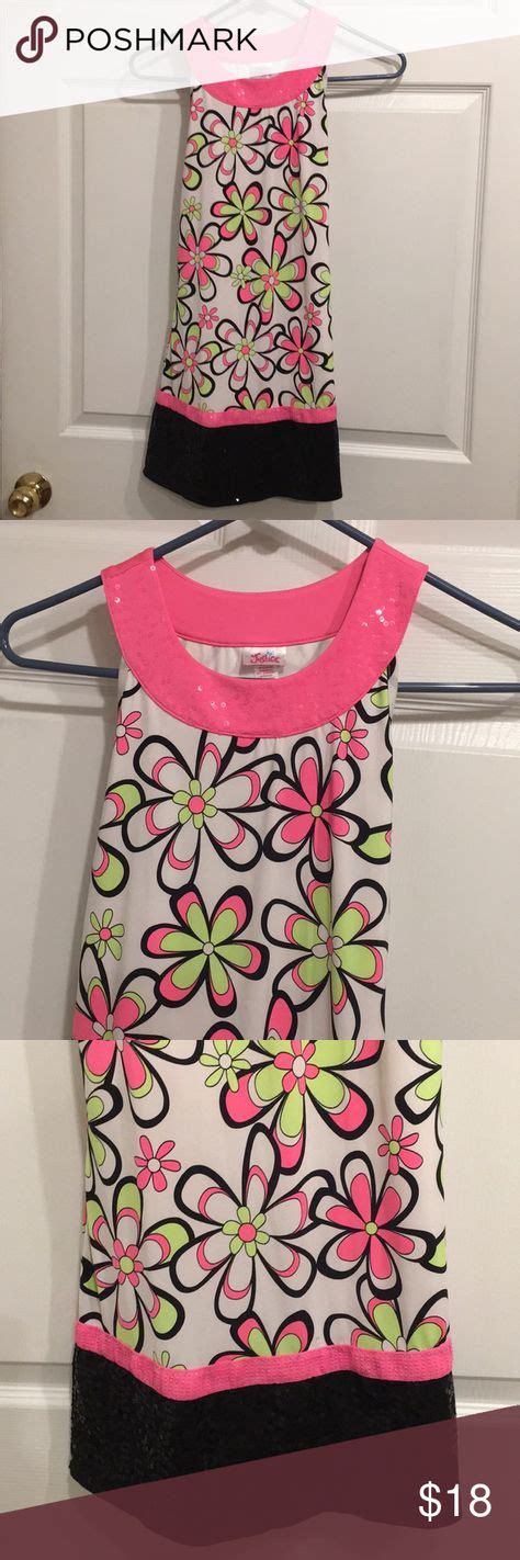 Justice Dress Justice Dress Size 10 Excellent Condition Polyester Spandex Blend Fabric Dress