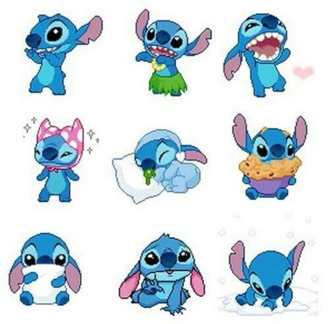 Kawaii Stitch Kawaii Dessin Facile Disney Dessin Pixel Art Stitch Images