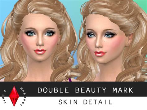 The Sims Resource Double Beauty Mark Skin Detail By Sims4 Krampus
