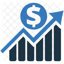Earning Graph, Sales Growth Icon Icon of Flat style ...