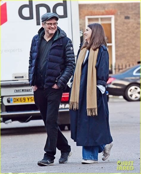 Photo Colin Firth Day Out Mystery Woman Split From Wife Livia Photo Just Jared