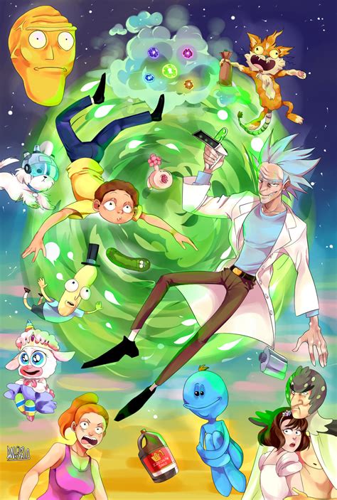Rick And Morty By Danny Chama On Deviantart