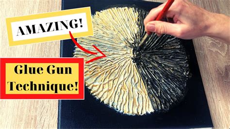 Glue Gun Art Step By Step Proces Easy Only With 2 Colours Staying Creative In Quarantine