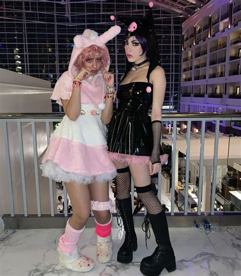 Kuromi Hello Kitty Cosplay