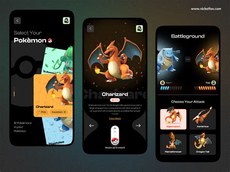 Pokemon Gaming Ios Mobile App Figma Community