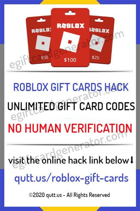 Roblox gift codes generator is created by coding and it doesn't use any type of hacking the robux system and like that because if you sees anywhere. Roblox Free Gift Card Code Generator | 2020 (No Human ...