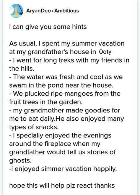 Maybe you would like to learn more about one of these? Diary entry of 15days in holidays of summer vacation ...