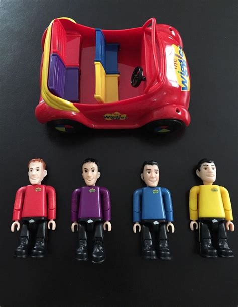 The Wiggles Big Red Car With 4 Figures Greg Murray Jeff Anthony Very