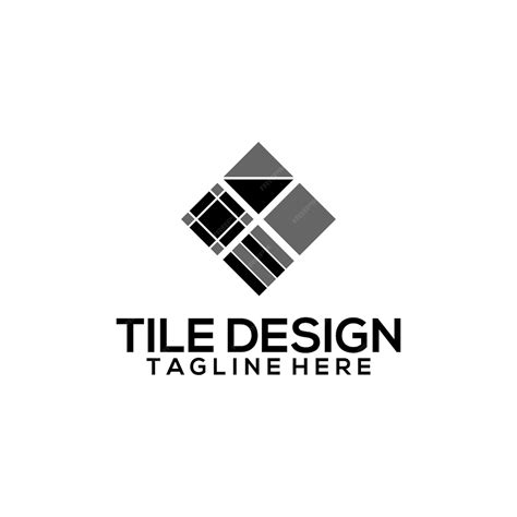 Premium Vector Square Concept For Tile Logo Vector Modern Tile Logo