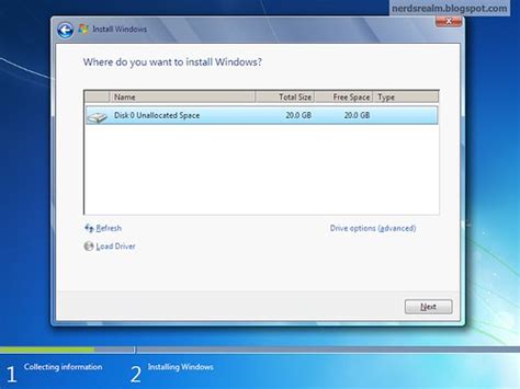 How To Install Windows 7 Full Step By Step Tutorial Nerds Realm