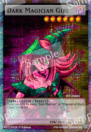 Dark Magician Girl Full Art Orica Yugioh Custom Proxy V4 Custom