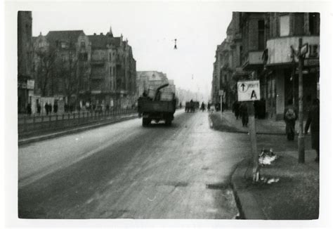 Street Scene In Berlin Germany In The Winter Of 194546 The Digital