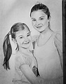 Beautiful sisters by NAcaNs | Sisters drawing, Drawings, Pencil drawings