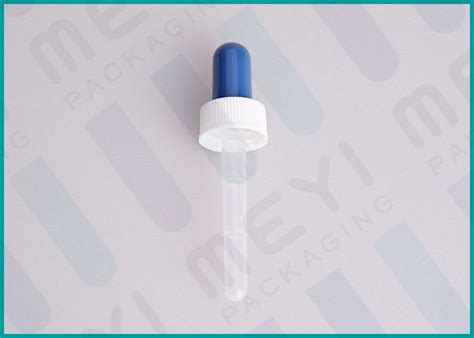 20400 Plastic Medicine Dropper With Blue Pvc Teat And Plastic Pipette