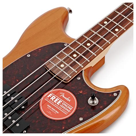 Fender Player Mustang Bass Pj Pf Aged Natural Gear4music