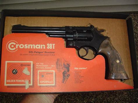 Crosman 38t 22 Cal Co2 Box Extras Vintage For Sale At Gunauction