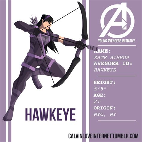 Hawkeye Kate Bishop Young Avengers Marvel Young Avengers Marvel
