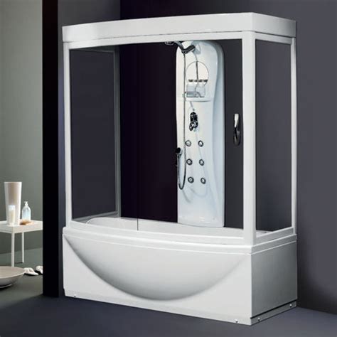 Corner Bathtub Shower Combination Luna Box Ilma Srl Built In