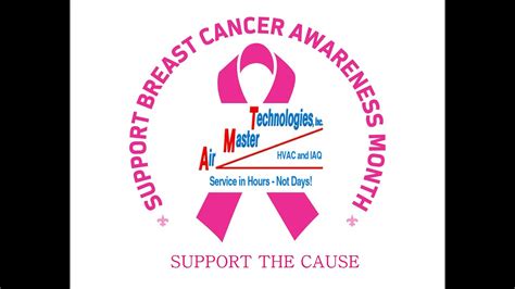 Breast Cancer Awareness Air Master Technologies Inc Youtube