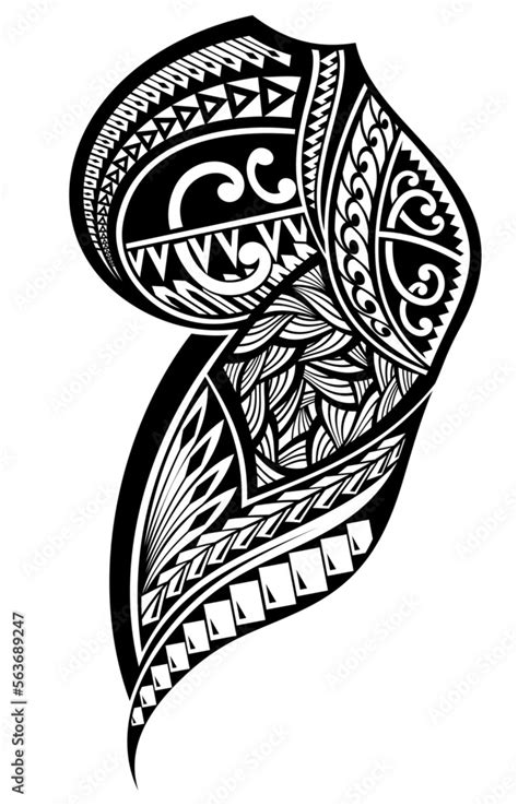Maori Tattoo Designmaori Ornament Sleeve Tattoo Including Ancient
