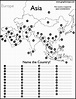 Map of Asian Countries Quiz - By jbourque222