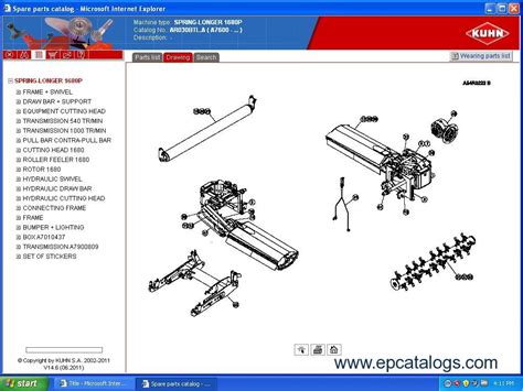 Kuhn Sa 2011 Spare Parts Catalog Download