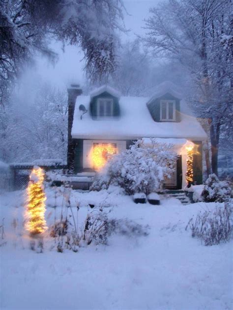 Foggy Christmas Night I Love Snow Winter Love Winter Snow Cozy