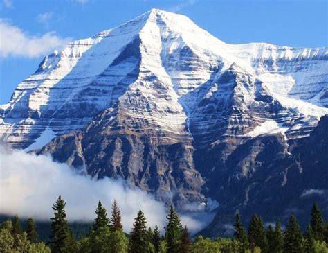 Mount Robson In The Canadian Rocky Mountains