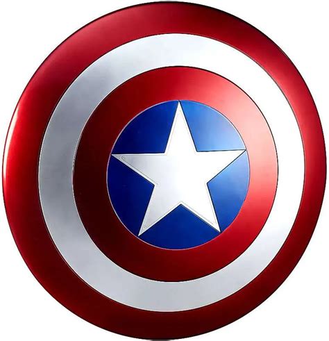 Marvels Avengers Legend Captain America Shield Metal Prop Replica