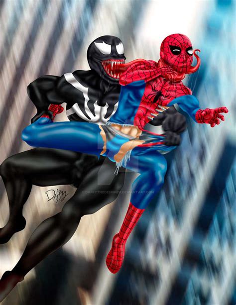 Venom Vs Spiderman In New York By Daffythedesigner On Deviantart