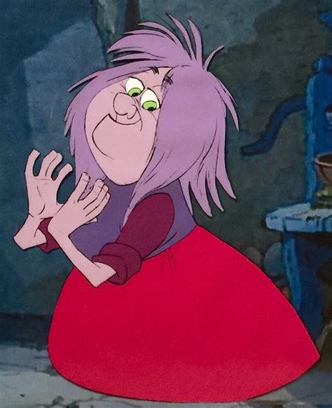 Animation Collection Original Production Animation Cel Of Mad Madam Mim From The Sword In The