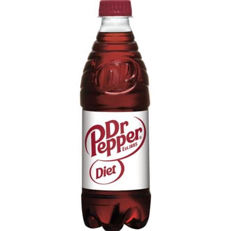 Diet Dr Pepper Soda Bottles 6 Pk 169 Fl Oz Dillons Food Stores