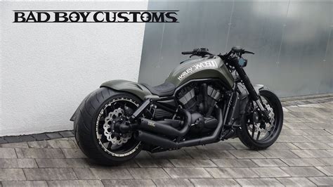 😈 Harley Davidson V Rod Muscle Custom Red2 By Bad Boy Customs Youtube