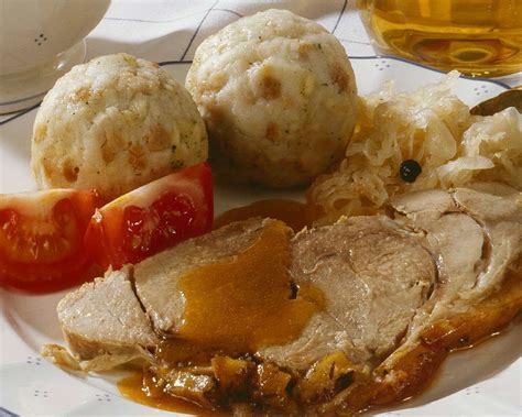 Classic Roast Pork With Dumplings And Sauerkraut Recipe Eat Smarter Usa