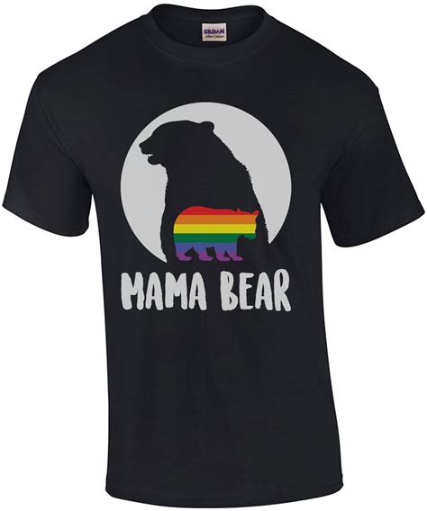 Mama Bear Gay Pride T Shirt