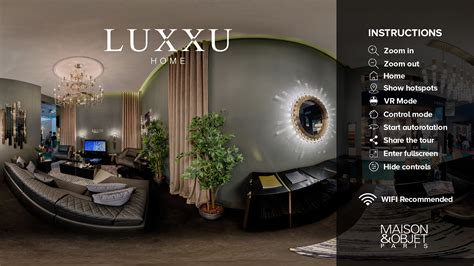 This project created by luxxu had the ambitious task of providing an exciting yet relaxing environment that stands the test of time. Luxxu Home | Virtual Tour Maison & Objet Paris 2018