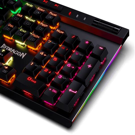 Redragon K580 Pro Rgb Backlit Mechanical Gaming Keyboard Optical Brown