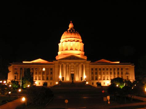 Missouri Capitol At Night Jefferson City Missouri Flickr