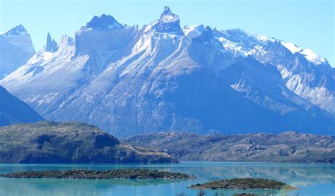 811624 Pehoe Lake Patagonia Chile Mountains Lake Rare Gallery Hd